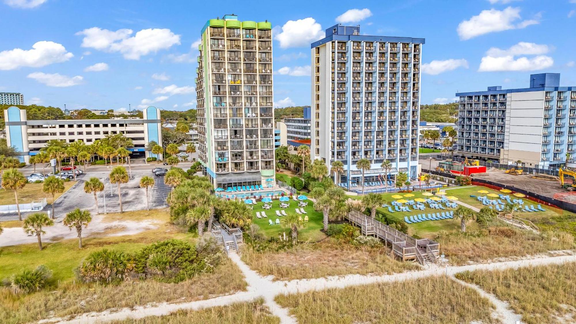 5Th Floor Direct Oceanfront Double Suite Sleeps 6 Meridian Plaza 503 Myrtle Beach Exterior foto