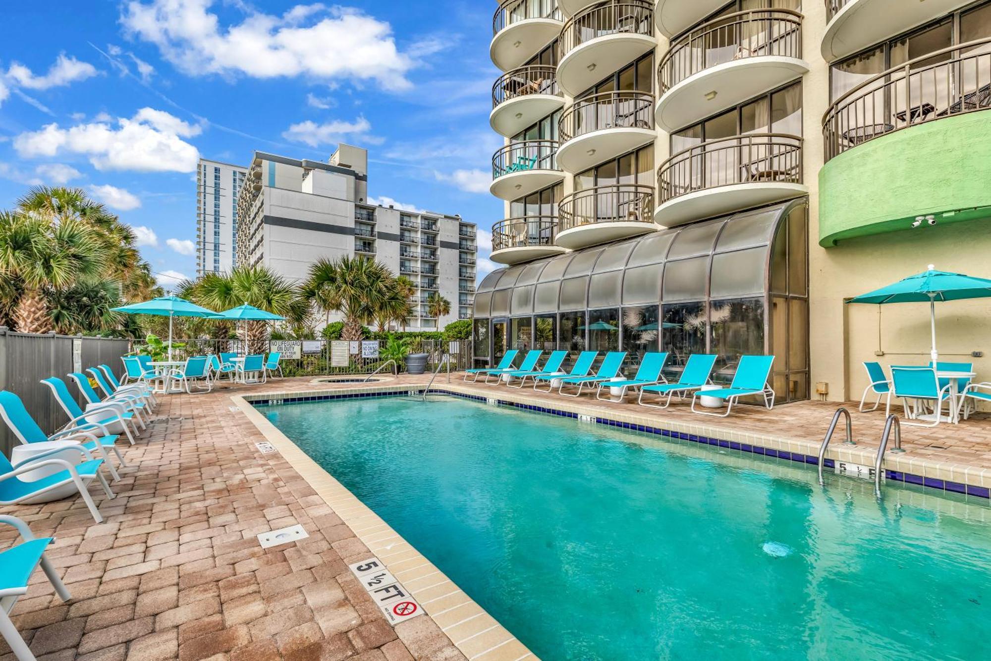 5Th Floor Direct Oceanfront Double Suite Sleeps 6 Meridian Plaza 503 Myrtle Beach Exterior foto